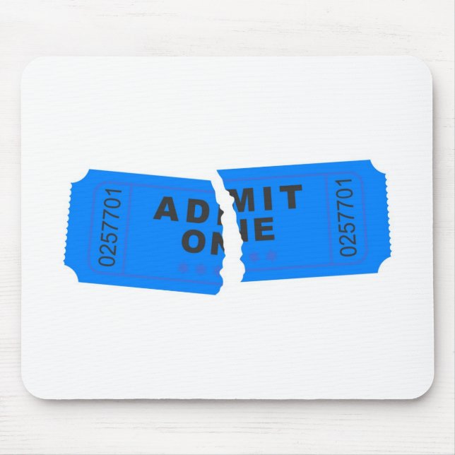Ripped Ticket Mouse Mat (Front)