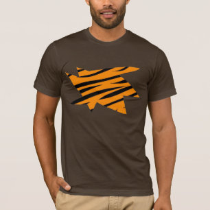 Ripped Tiger Print T-Shirt