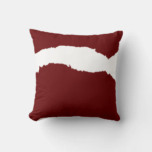 Ripped Wave Deep red Cushion