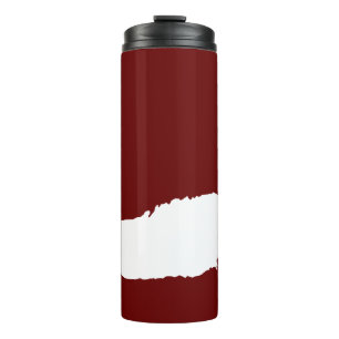 Ripped Wave Deep red Thermal Tumbler