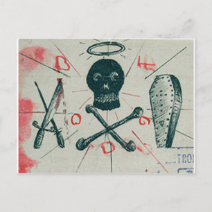 Ripper Doodles Postcard