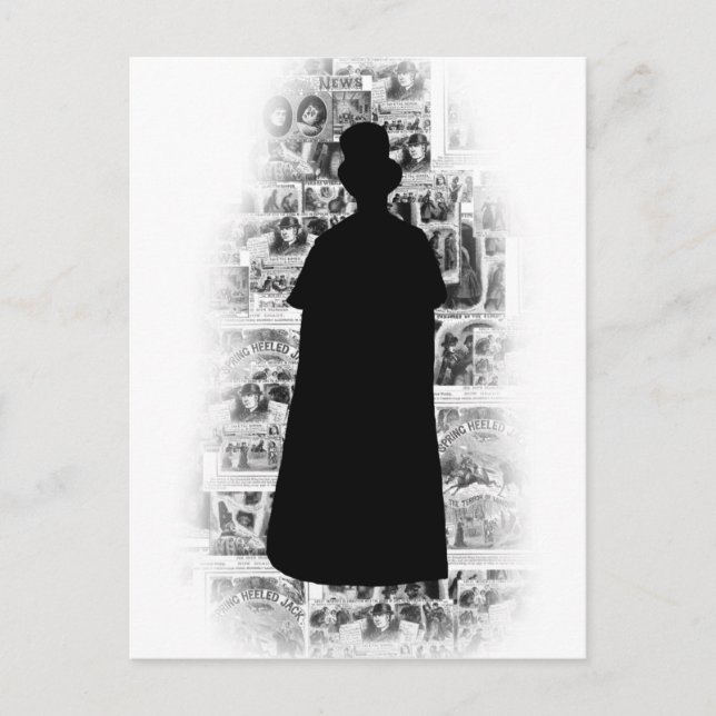 Ripper Silhouette.png Postcard (Front)
