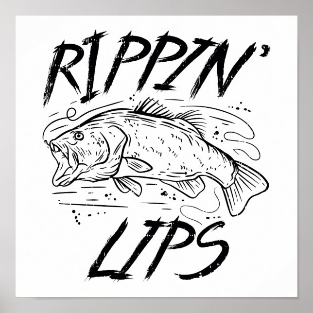 Rippin Lips Fishing Gag Poster (Front)