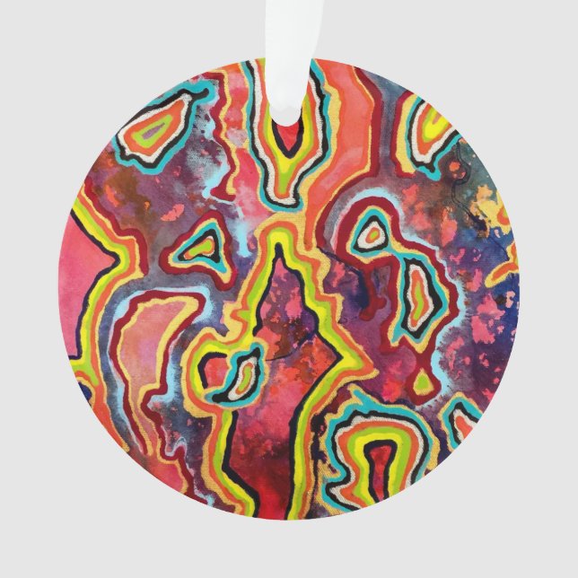 Ripple Acrylic Ornament (Front)