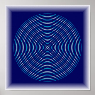 Ripple Effect - Abstract Water Art Poster