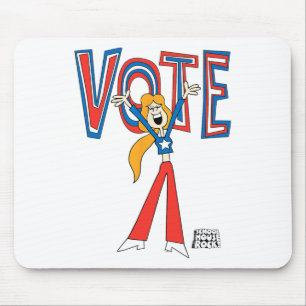 Ripple Junction X Schoolhouse Rock Vote For Sarah  Mouse Mat