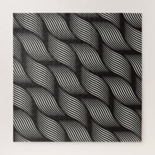 Ripple pattern, trendy vintage texture. jigsaw puzzle