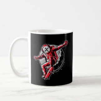 Ripple Space Skating Cryptocurrency Millionaire Xr Coffee Mug