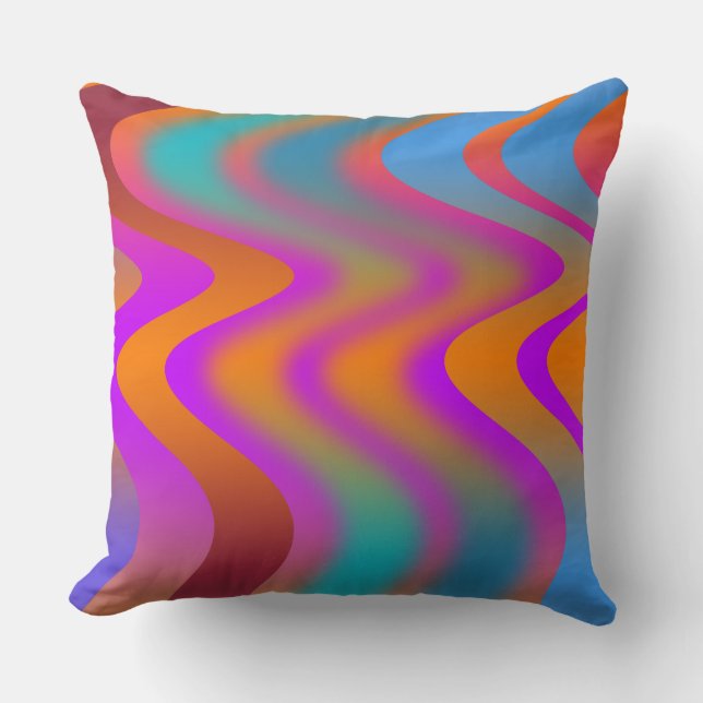 Ripple Throw Pillow (Front)