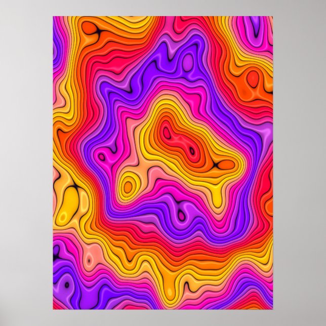 Ripple Topography Poster (Front)