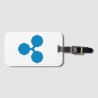 Ripple XRP 8-Bit Logo | Luggage Tag