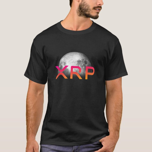 Ripple XRP Coin Moon XRP Army Crypto Cryptocurrenc T-Shirt (Front)