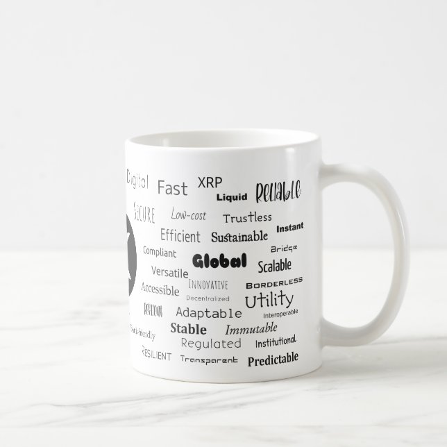 Ripple XRP Crypto Mug (Right)