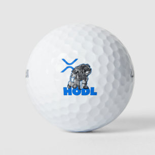 Ripple XRP Cryptocurrency -Crypto Astronaut-HODL Golf Balls