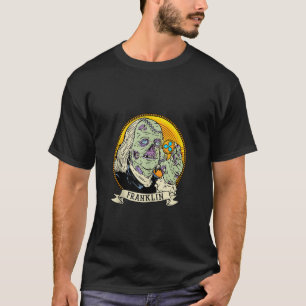 Ripple Zombie Dollar Ben Franklin Hodl XRP Cryptoc T-Shirt