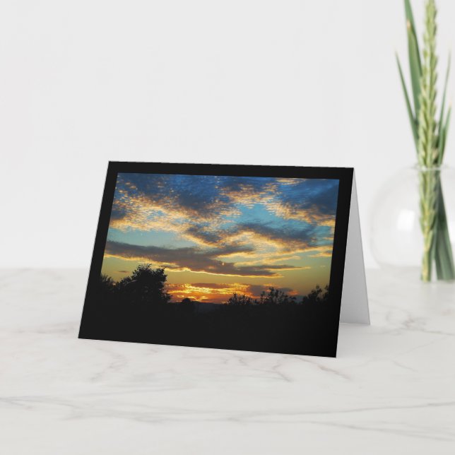 Rippled Twilight Sky Card (Front)