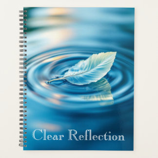 Rippled Water Reflection | Abstract Calm Water Sur Planner