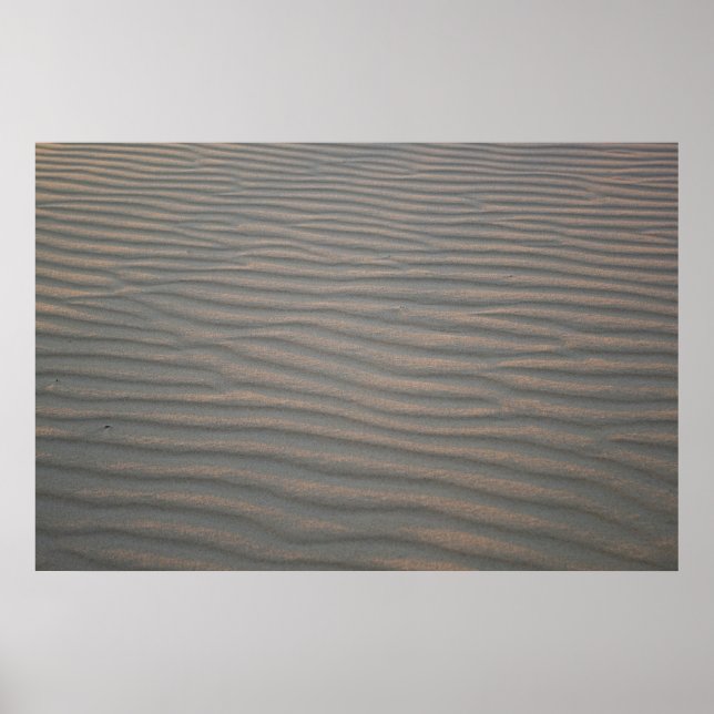 Ripples at Silver Lake Dunes, Michigan Poster (Front)