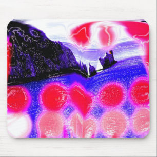 Ripples in time art mouse mat