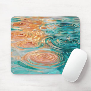 Ripples of Tranquility Abstract Water Harmony Mouse Mat