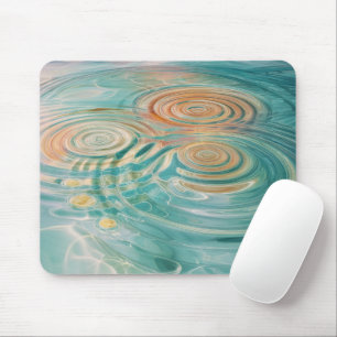 Ripples of Tranquility Abstract Water Harmony Mouse Mat