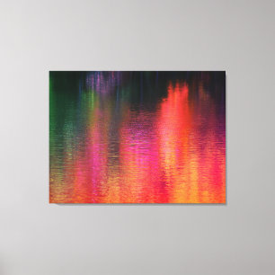 Ripples on Fire Canvas Triptych