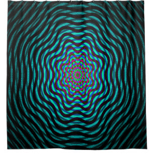 Rippling Atom...... Shower Curtain