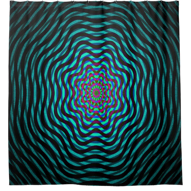 Rippling Atom...... Shower Curtain (Front)