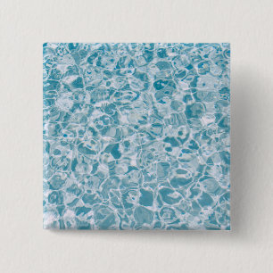 Rippling Water 15 Cm Square Badge