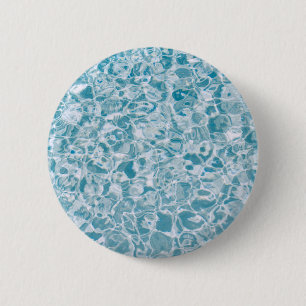 Rippling Water 6 Cm Round Badge