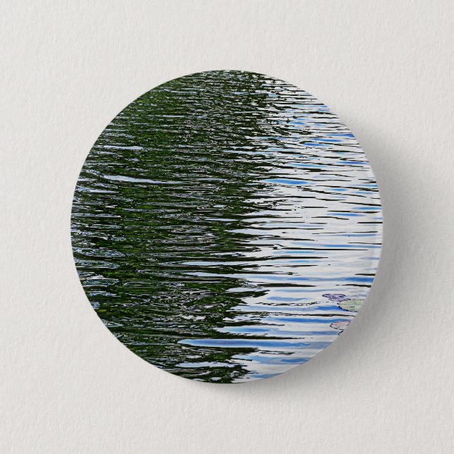 Rippling Water 6 Cm Round Badge (Front)