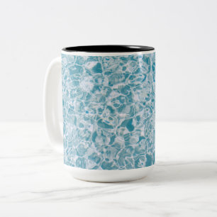 Rippling Water Two-Tone Coffee Mug