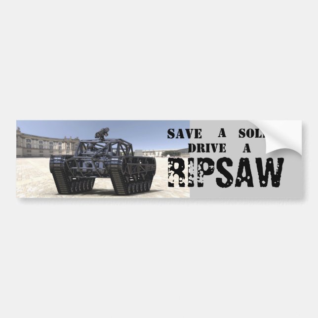 Ripsaw bumper sticker (Front)