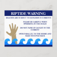Riptide Warning Dangerous Ocean Safety Rip Current