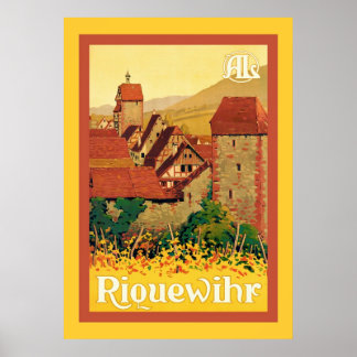 Riquewihr ~ Vintage French Travel Poster