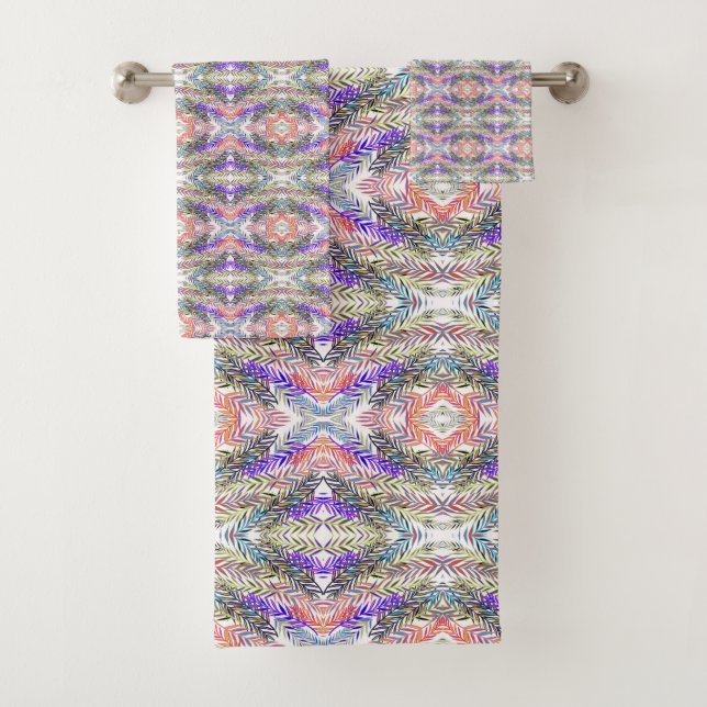 Riscos Coloridos Bath Towel Set (Insitu)