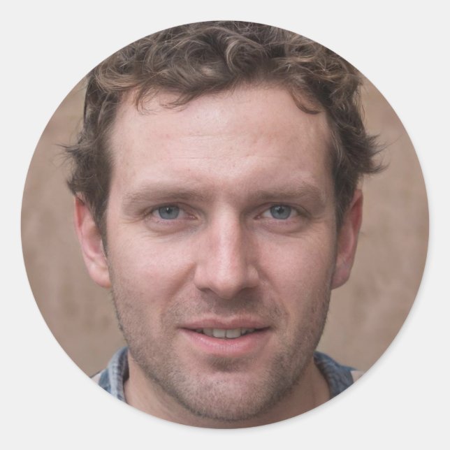 Rise Above Classic Round Sticker (Front)