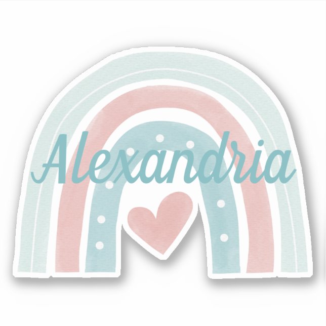 Rise Above Monogram Bohemian Rainbow  (Front)