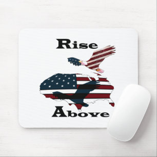 Rise above mouse mat