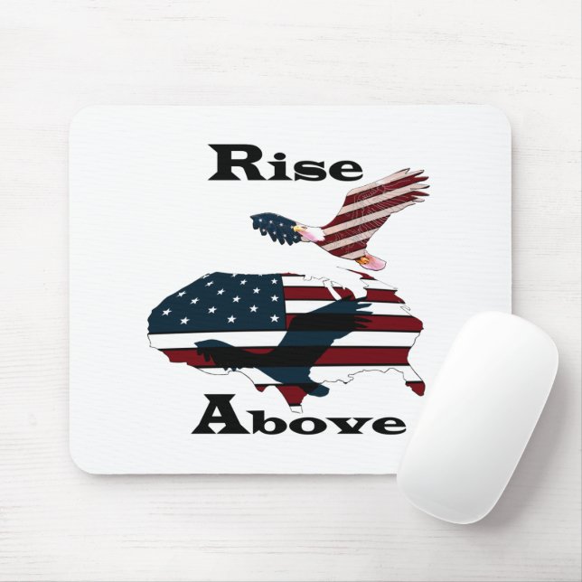 Rise above  mouse mat (With Mouse)