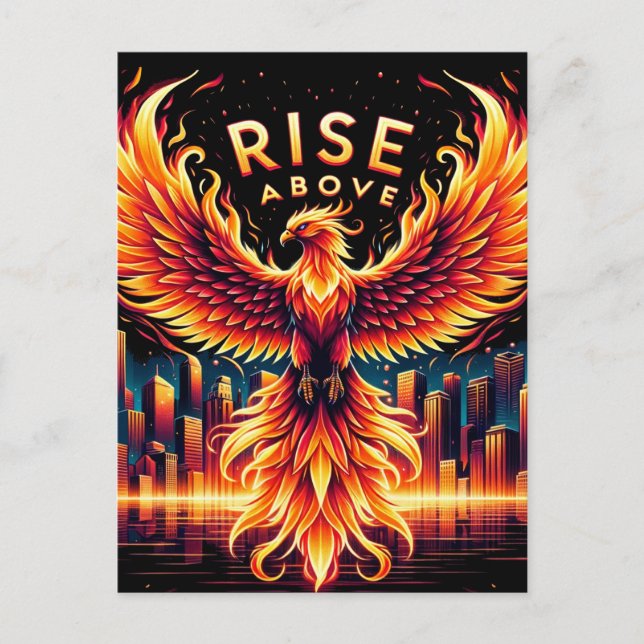 Rise Above Phoenix Postcard (Front)