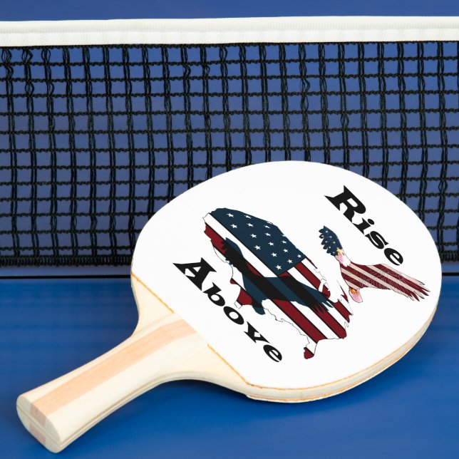 Rise above  ping pong paddle (Insitu)