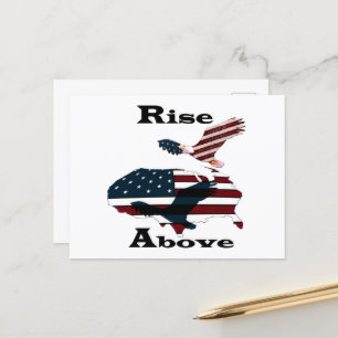 Rise above postcard