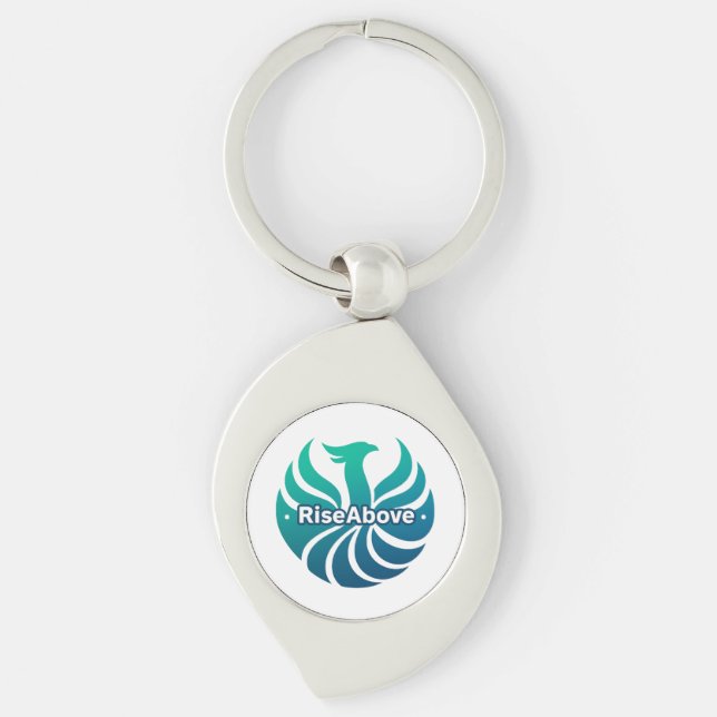 Rise Above – The Phoenix Within Key Ring (Front)
