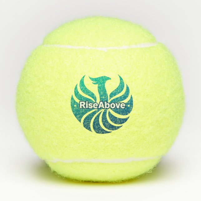 Rise Above – The Phoenix Within Tennis Balls (Front)