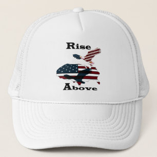 Rise above  trucker hat