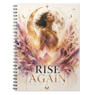 Rise Again Inspirational Self-Growth Notebook