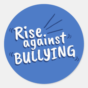 Rise Against Bullying Classic Round Sticker