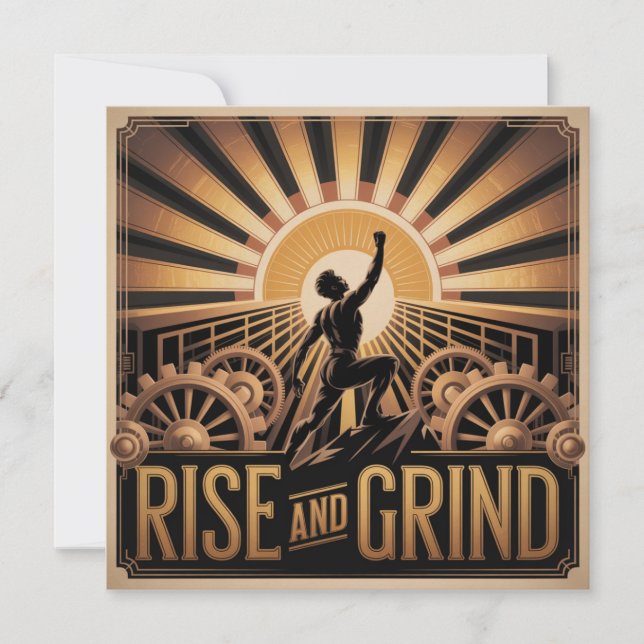 Rise And Grind Card (Front)
