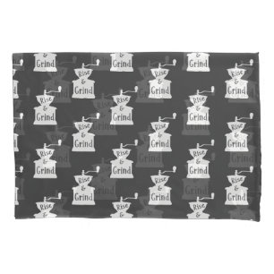 Rise and Grind Coffee Pillowcase